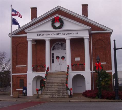 Edgefield County Courthouse - Edgefield, SC | House styles, Courthouse ...