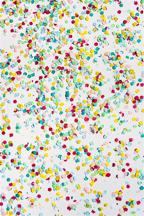 "Confetti Background" by Stocksy Contributor "Vera Lair" - Stocksy