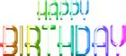 Happy Birthday Text Transparent Image | Gallery Yopriceville - High-Quality Free Images and ...