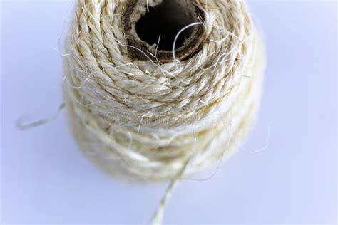 Rope on White Background Texture Stock Image - Image of roll, fiber: 206907083