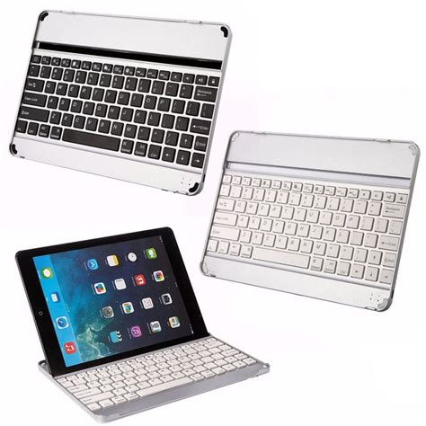 New Aluminum Alloy Wireless Bluetooth Keyboard Ultra Thin Portable ...