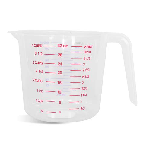 Measuring Cup - 4 Cup, Polypropylene - Crafter's Choice