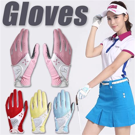 New Golf Gloves Women Ladies Golf Wear Sport Accessories-in Golf Gloves ...