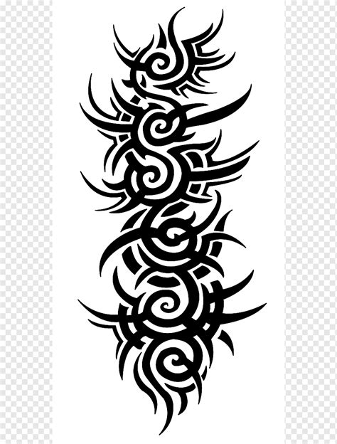 Black tribal stencil, Tattoo resolution, Tribal Crow Tattoo Designs, leaf, spiral, presentation ...