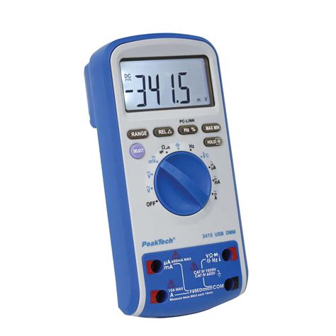 Digital Multimeter P3415 - 1008631 - PeakTech - U118241 - Hand-held Digital Measuring ...