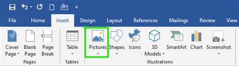 How to Insert a Picture in Microsoft Word Document? - GeeksforGeeks