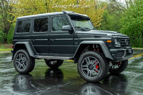 Used 2017 Mercedes-Benz G550 4x4 Squared SUV Brabus Package Matte Black LOADED Carbon Fiber! For ...