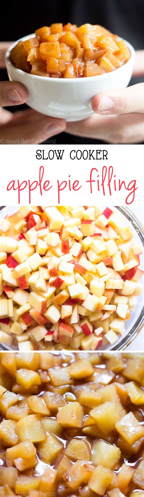 Slow Cooker Apple Pie Filling | Amy's Healthy Baking