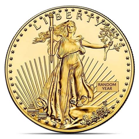 1 oz Gold coin, American Gold Eagle - Money Metals Exchange