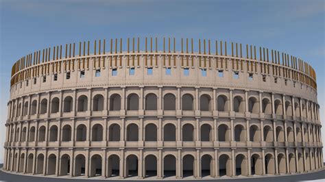 Colosseum 3D Model $5 - .3ds .c4d .dae .dxf .fbx .obj - Free3D