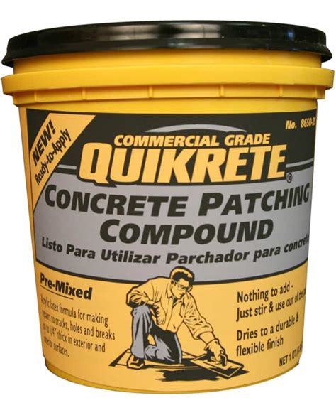 Quikrete Commercial Grade Pre-Mixed Concrete Patching & Masonry Repair ...