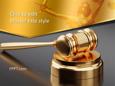 Free Justice Verdict PowerPoint Template - Free PowerPoint Templates