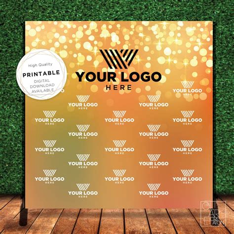 Logo Backdrop Template