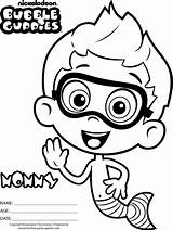 Bubble Guppies Coloring Pages Printable Bubbles Einsteins Little Deema  sketch template
