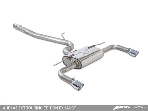 AWE Tuning Cat-Back Exhaust for 2015-16 Audi A3 Sedan 2.0T [8V] Touring ...