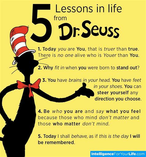 5 lessons in life from Dr Seuss | 18th birthday quotes funny, Birthday ...