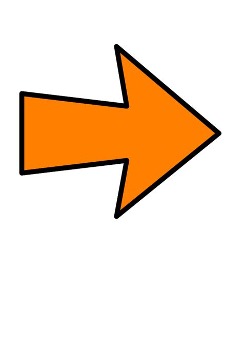 Orange Arrow Clip Art at Clker.com - vector clip art online, royalty free & public domain