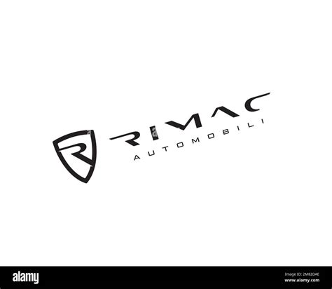 Rimac Automobili, rotated logo, white background Stock Photo - Alamy