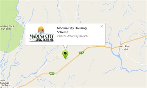 Madina City Housing Scheme Location Map