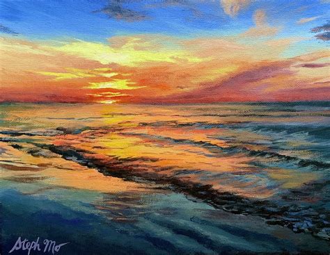 √ Acrylic Sunrise Painting For Beginners - Popular Century