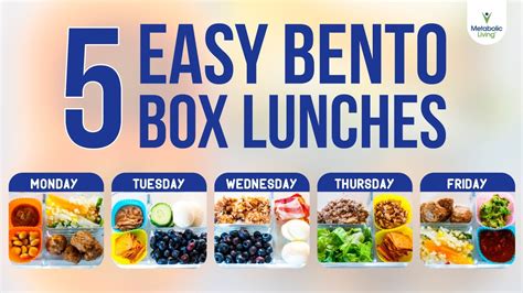 Healthy Bento Boxes. Full Week of Meal Prep! - YouTube