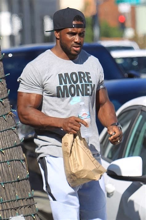 Former NFL running back Reggie Bush, grabs lunch to-go from Chipotle Mexican Grill in Beverly ...