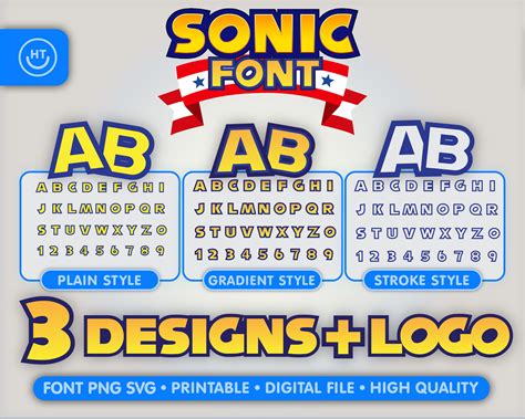 Sonic Font Alphabet Png Sonic Svg Sonic Alphabet Sonic - Etsy UK