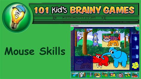 101 Kid's Brainy Games - Mouse Skills - YouTube