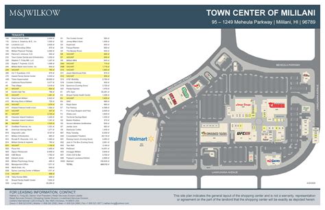 DIRECTORY - Town Center Of Mililani