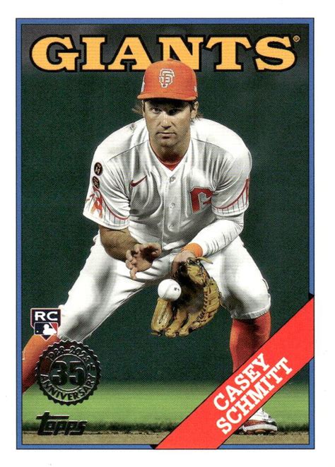 2023 Topps Update - 1988 Topps Baseball #88US-15 Casey Schmitt ...