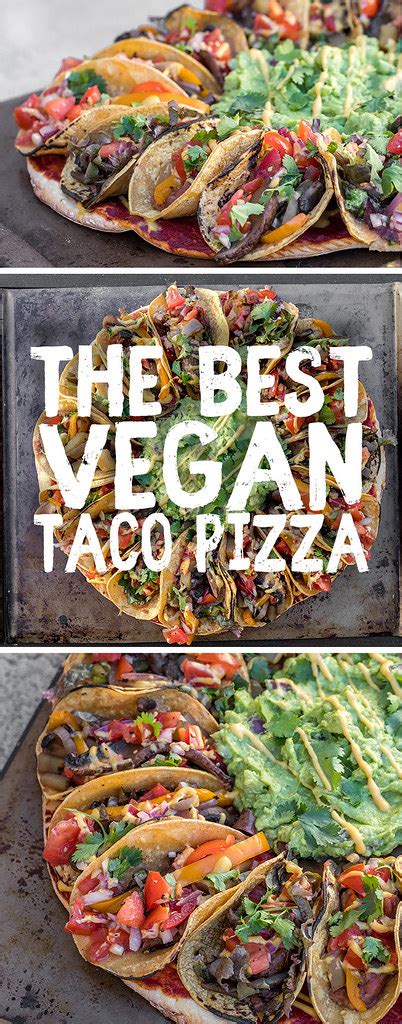 The BEST Vegan Taco Pizza -- Viral Pizza GOES VEGAN!