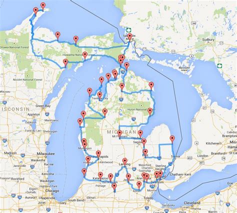 This "optimized" Michigan road trip will take you 40-50 hours to ...