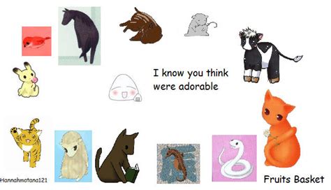 Fruits Basket Zodiac Animals by hannahmontana121 on DeviantArt