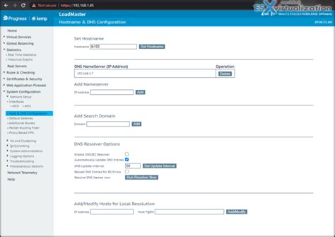 Progress Kemp LoadMaster Load Balancer is a complete product - ESX ...