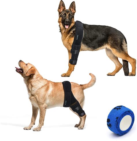 EIDEAL™ Pets Dog Knee and Leg Brace for Torn ACL and Luxating Patella - Adjustable and Washable ...