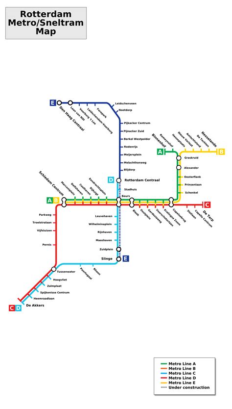 File:Rotterdam-metro-map.png - Wikitravel Shared