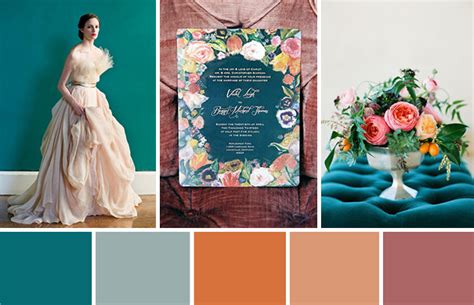 Teal + Orange - An Autumnal Colour Palette | OneFabDay.com