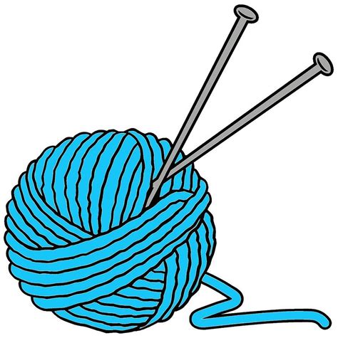 Crochet Yarn Clip Art