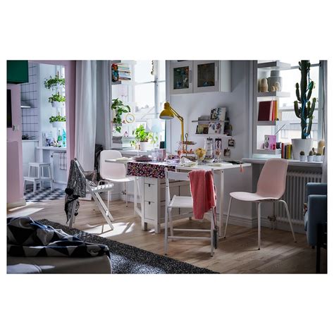 NORDEN Gateleg table, white - IKEA