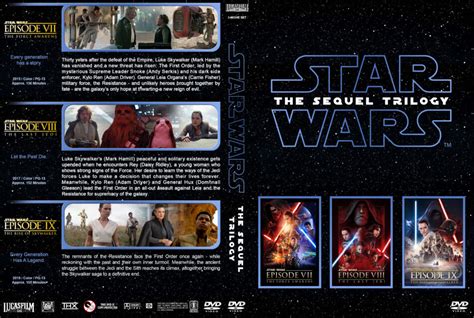 Star Wars - The Sequel Trilogy R1 Custom DVD Cover - DVDcover.Com