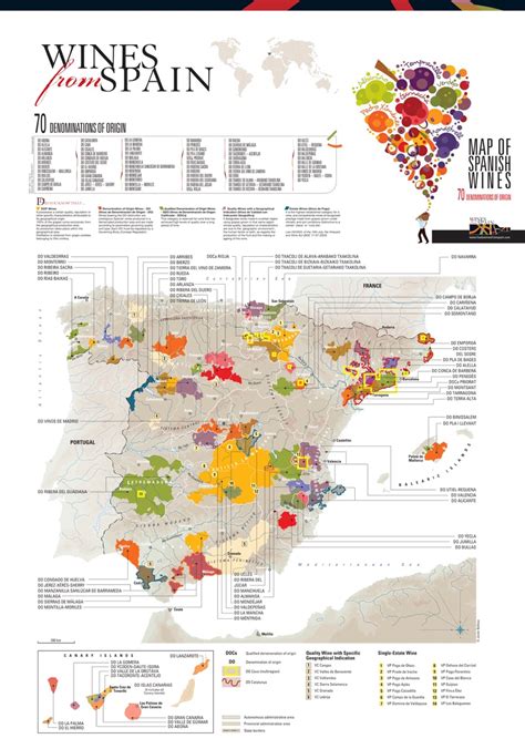 Spain wine maps - groupgerty