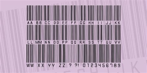 Barcode Font - Download Free Fonts