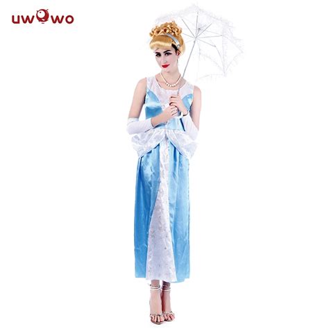 UWOWO Blue Princess Dress Halloween Costume For Women Princess Cosplay Christmas Women Costume ...