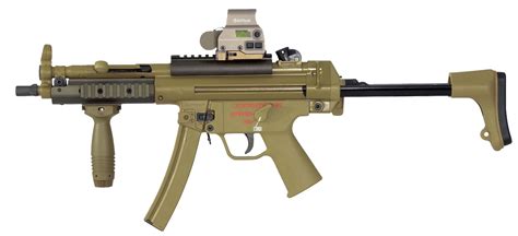 THOR TP5 Full Size MP5 Clone 9MM w/ A3 Stock & Tactical Rails FDE ...