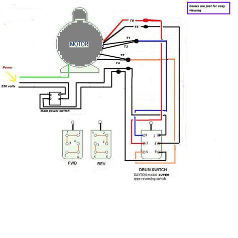 Reversing Single Phase Motor Wiring Diagram - Wiring Diagram