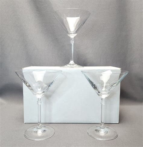 Vintage Crystal Martini Glasses Cosmopolitan Cocktail Glasses - Etsy