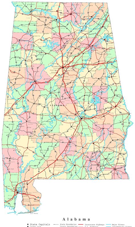 map of alabama - Google Search | Map of michigan, Map, Picture photo