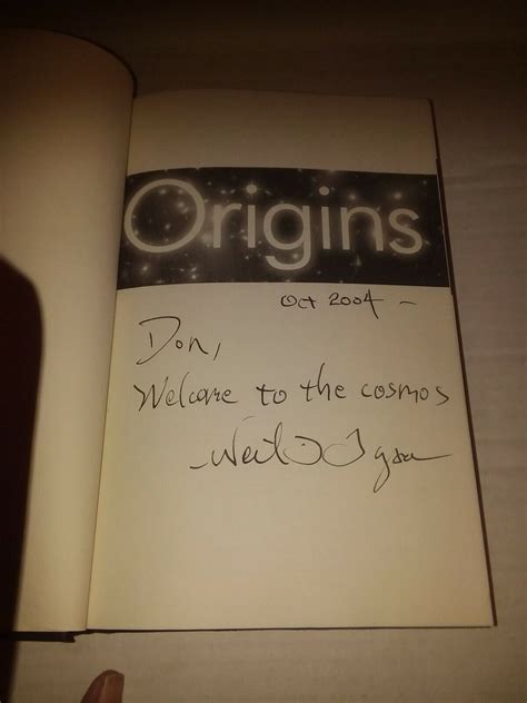 Origins - Neil deGrasse Tyson - signed 2004 first edition hardcover ...