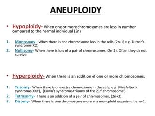 Aneuploidy | PPT