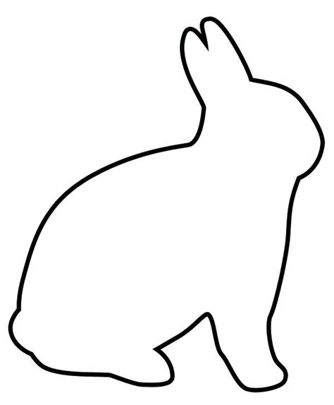 Bunny outline free download clip art on jpg – Clipartix